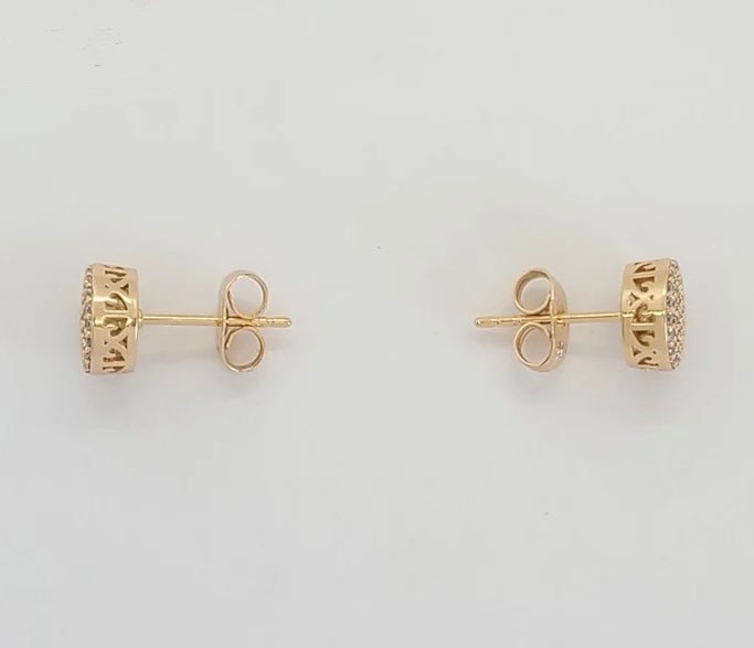 Blind Bling Stud Earrings